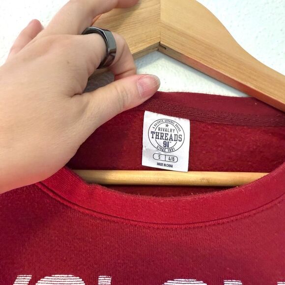 Iowa State ISU Cyclones Cropped Sweatshirt Size Small - Picture 4 of 8